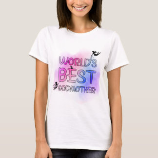 Camiseta La mejor padrina del mundo