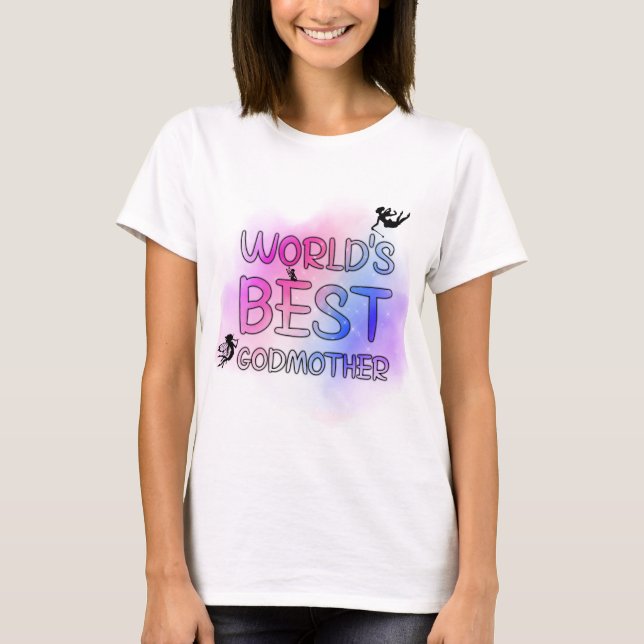 Camiseta La mejor padrina del mundo (Anverso)