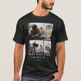 CAMISETA LA MEJOR PAPÁ DE LA HISTORIA | PERSONALIZADO 4 COL
