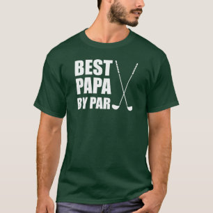 Camiseta La mejor papá Golfing del par