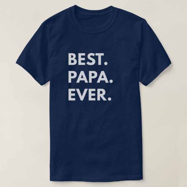 Camiseta La mejor papá nunca (Diseño del anverso)