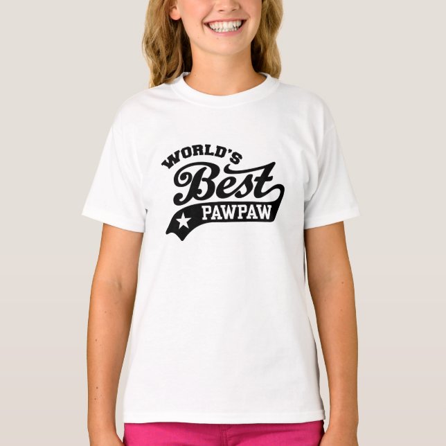 Camiseta La mejor PawPaw del Mundo (Anverso)