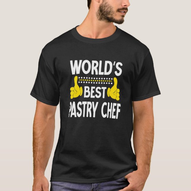 Camiseta La mejor profesión de chef pastelero del mundo (Anverso)