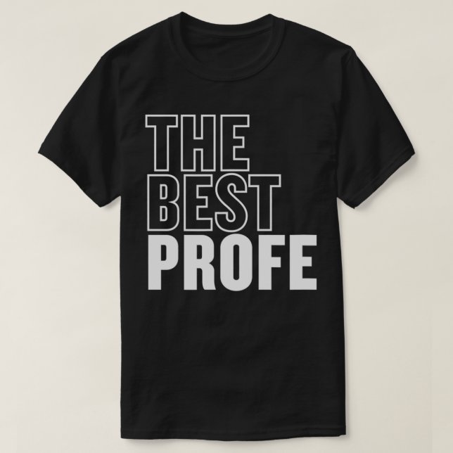 Camiseta La mejor prueba (Diseño del anverso)