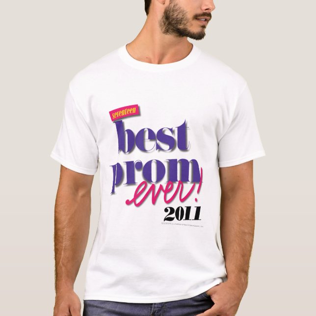 Camiseta La mejor púrpura del baile de fin de curso nunca - (Anverso)