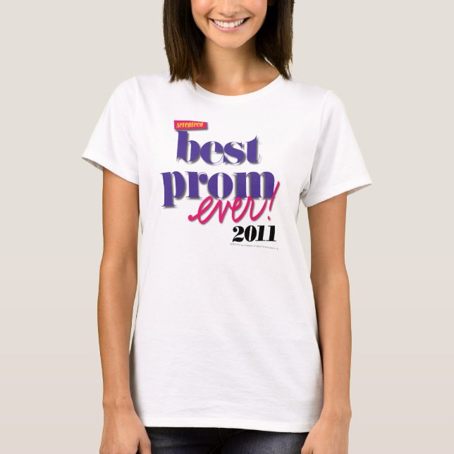 Camiseta La mejor púrpura del baile de fin de curso nunca - (Anverso)