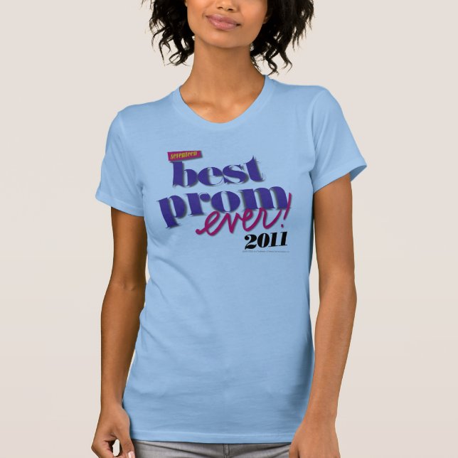 Camiseta La mejor púrpura del baile de fin de curso nunca - (Anverso)
