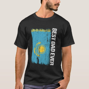 Camiseta La Mejor Ropa de Padre Kazajo de Kazajistán