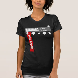 Camiseta La mejor señora Stars Funny Custom de Boss del
