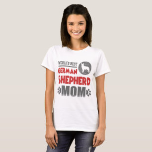 CAMISETA LA MEJOR SHEPHERD MOM ALEMANA DEL MUNDO