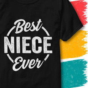 Camiseta La mejor sobrina del mundo cita retro vintage dive