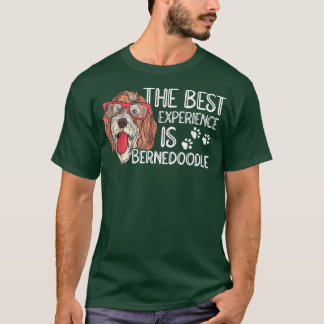 Camiseta La Mejor Terapia Es Bernedoodle Poo Dog Mejor Bern