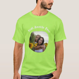 Camiseta La mejor tía de Ever BAE sube tu foto cuadrada