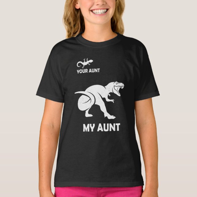 Camiseta La mejor tía de la brigada de regalos de la tía (Anverso)