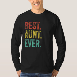Camiseta La mejor tía de la vieja tía retro tía mamá madre
