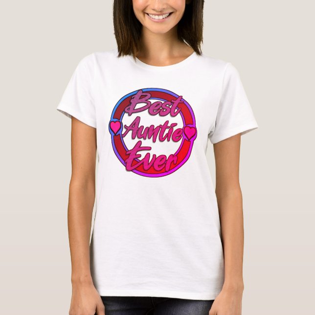 Camiseta La mejor tía de todos (Anverso)