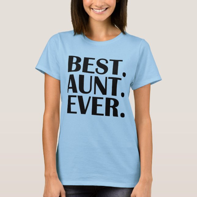 Camiseta La mejor tía de todos los graciosos tanques de muj (Anverso)