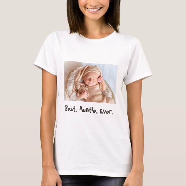 Camiseta La mejor tía de todos los Personalizados foto del  (Anverso)