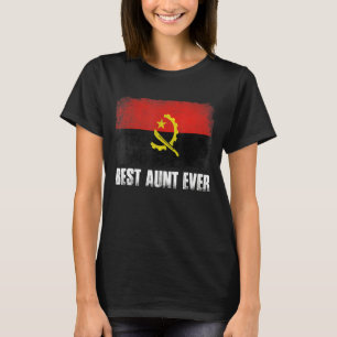 Camiseta La mejor tía del Día de la Madre en la bandera de