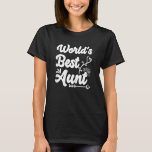 Camiseta La mejor tía del mundo para las mujeres