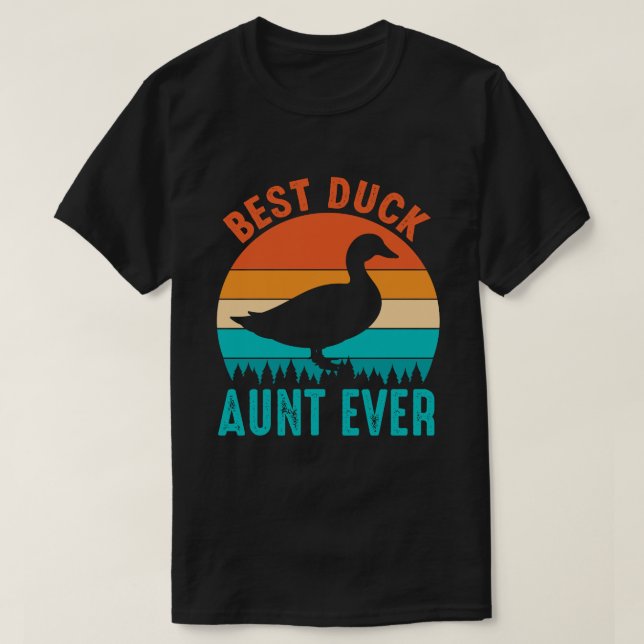 Camiseta La mejor tía del pato de la historia (Diseño del anverso)
