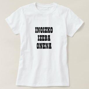 Camiseta La mejor tía en vasco, Inoizko izeba onena