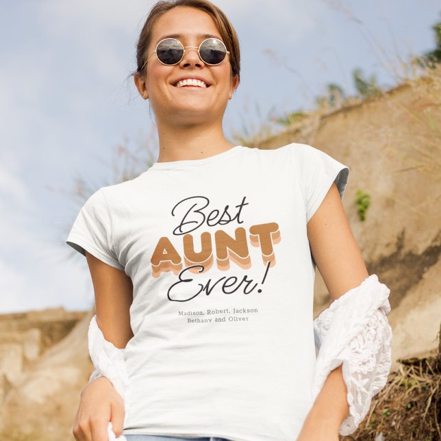 Camiseta La mejor tía moderna de la historia (Subido por el creador)