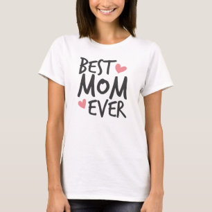 Camiseta La mejor tipografía del día de la madre  Camiset