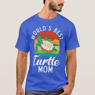 Camiseta La mejor tortuga del mundo mamá Cute Sea urtle Lov