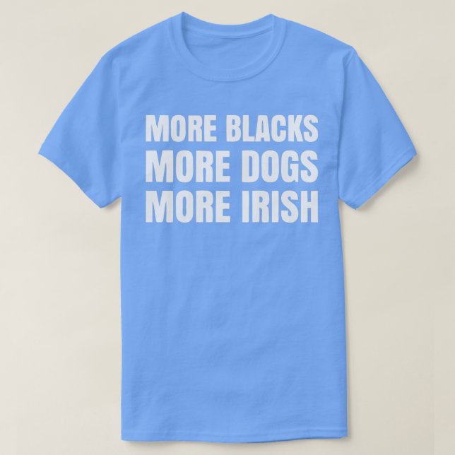 Camiseta La mejor venta de perros negros más merced irlande (Diseño del anverso)