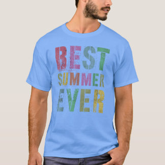Camiseta LA MEJOR VERANO JAMÁS Señal de último día de vacac