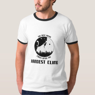 Camiseta La mejor vista viene después de la excursión más d