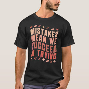 Camiseta La Mentalidad Del Crecimiento Positivo De Las Muje