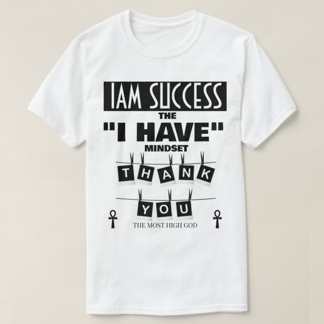 CAMISETA LA MENTALIDAD QUE TENGO (Diseño del anverso)