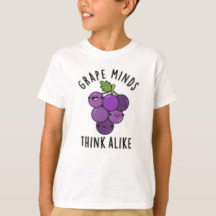 Camiseta La mente de la uva piensa que es como un divertido