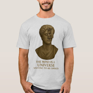 Camiseta LA MENTE REVELADA – Una Reflexión de Mármol