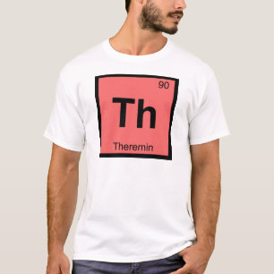 Camiseta La Mesa Periódica De La Química De La Música Terem