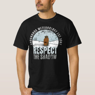 Camiseta La Meteorología De Los Groundhog Respeta La Camise