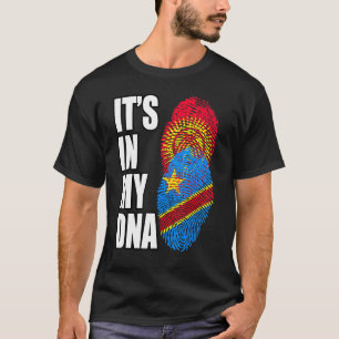 Camiseta La Mezcla Democrática Congolesa Y Kirguisa Dna Her