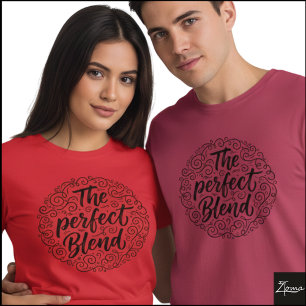 Camiseta La Mezcla Perfecta Letra a Mano Remolinada