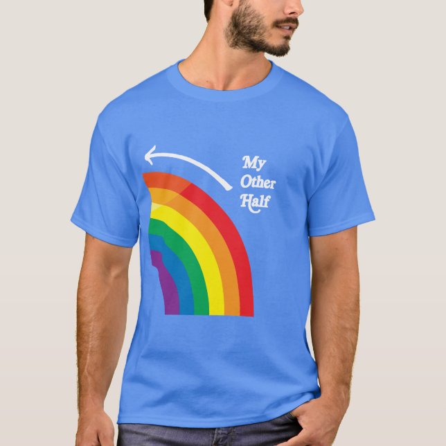 Camiseta La MI DERECHA de la OTRA MITAD - white.png (Anverso)