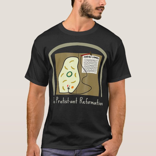 Camiseta La microbiología divertida de la reforma protector (Anverso)
