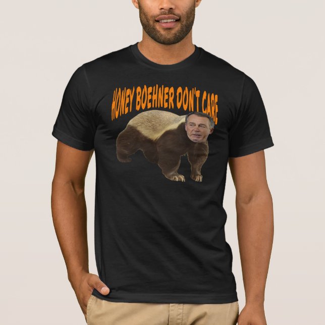 Camiseta La miel Boehner no cuida (Anverso)