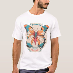 Camiseta La migración es un monarca hermoso