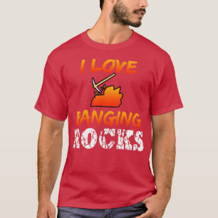 Camiseta La minería me encanta trotar piedras
