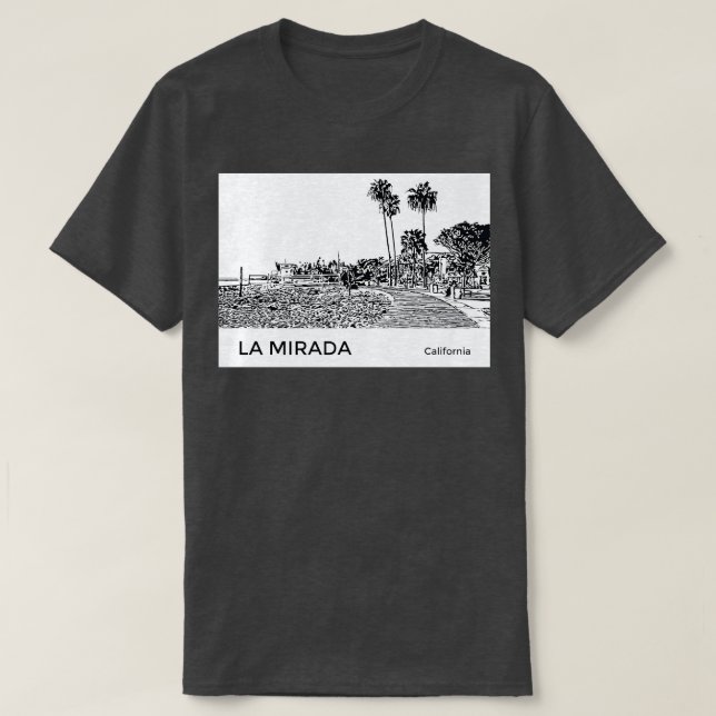 Camiseta La Mirada California TShirt (Diseño del anverso)