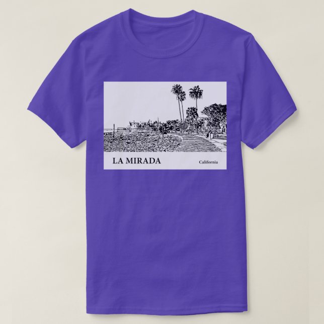 Camiseta La Mirada California TShirt 2 (Diseño del anverso)