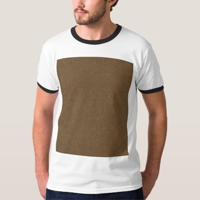 Camiseta La mirada comodamente de la textura de la gamuza (Anverso)
