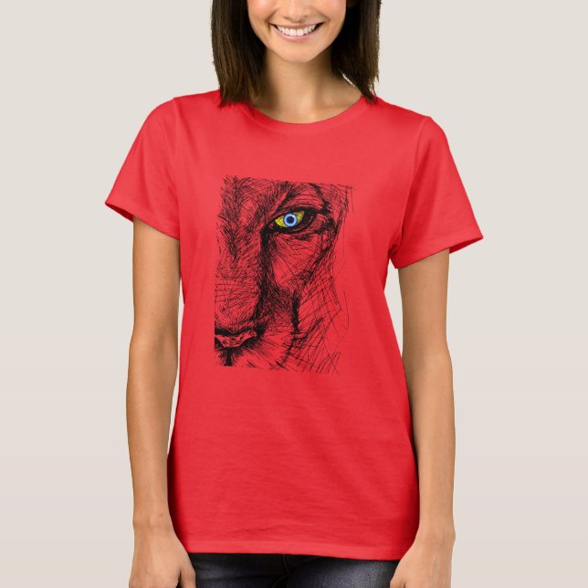Camiseta La mirada del tigre (Anverso)