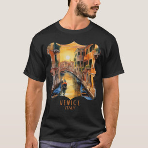 Camiseta La misteriosa puesta de sol en Venecia